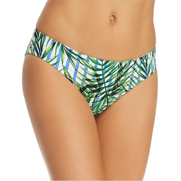 Red Carter Green Leaf Bikini Bottom - Picture 1 of 4